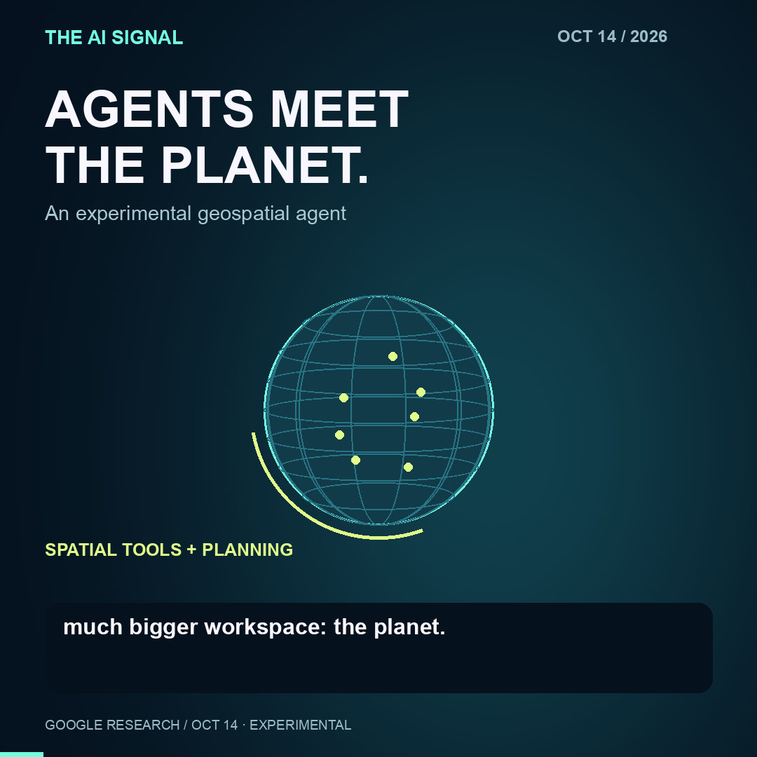 Earth AI: agents get a planetary workspace