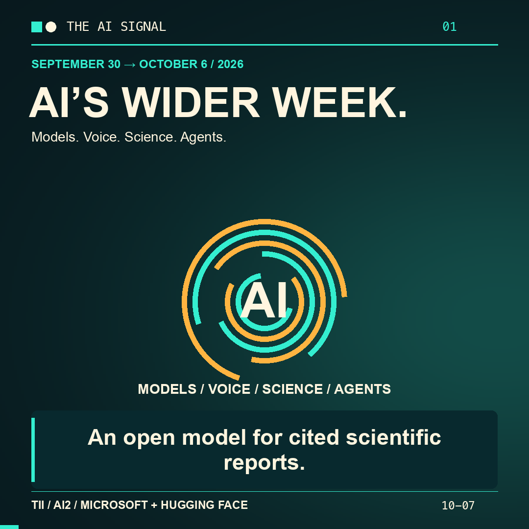 AI’s wider week: models, voice, science and agents